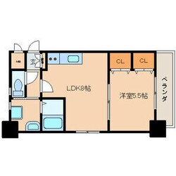 博多駅 徒歩10分 10階の物件間取画像